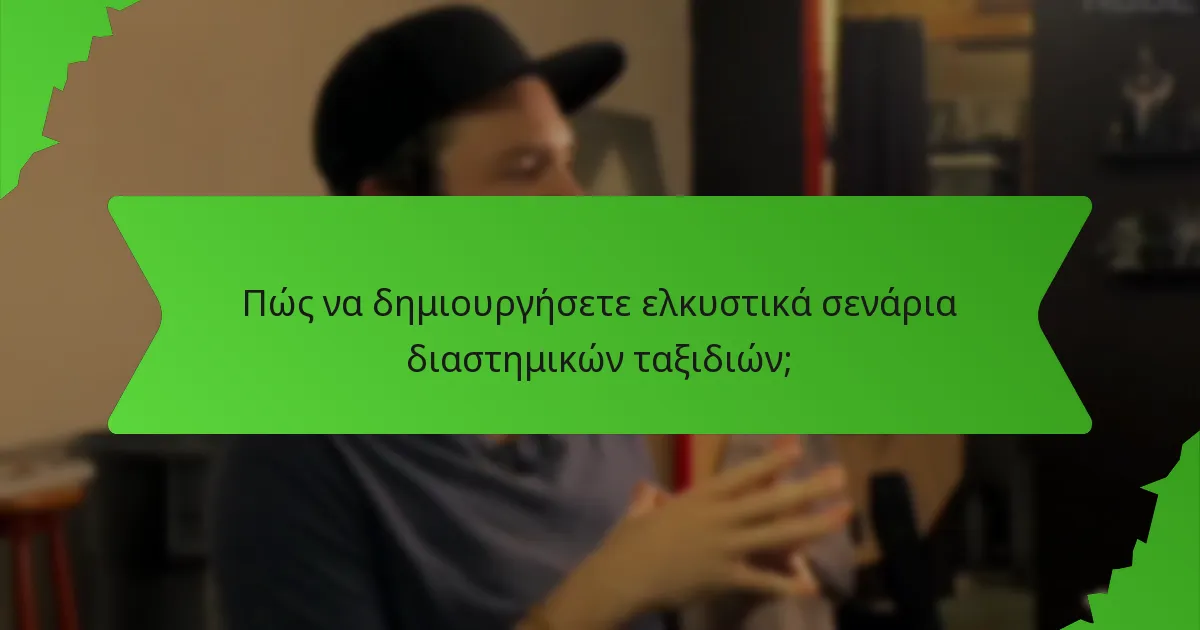 Πώς να δημιουργήσετε ελκυστικά σενάρια διαστημικών ταξιδιών;